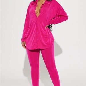 Women's Pink Lounge Set